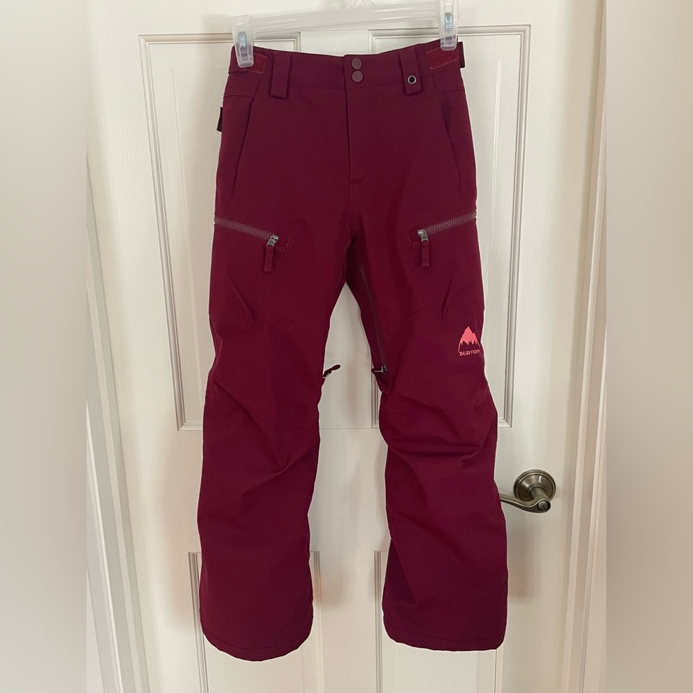 Kid’s Burton Burgundy Snowboarding Pants